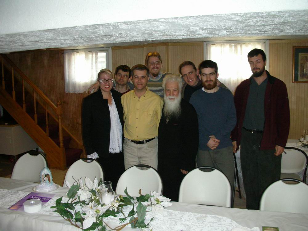 Pr. Gheorghe Calciu și prietenii săi